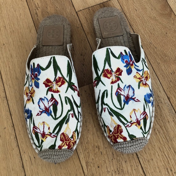 Tory Burch Floral Mule - Picture 1 of 3